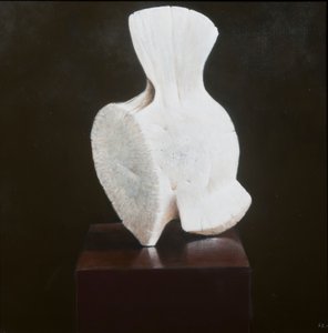 Whole Vertebra，2012（画布上的丙烯酸） 作者 林肯·塞利格曼